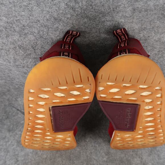 Adidas Shoes Mens 10.5 Athletic Trainers NMD R2 Collegiate Burgundy Casual Run - Picture 12 of 13